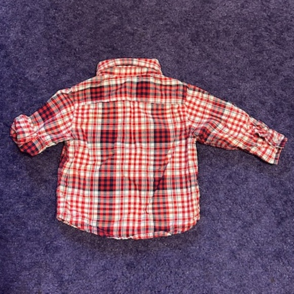 Tommy Hilfiger Baby 3/6 Month button up long sleeve collard shirt - Picture 4 of 4
